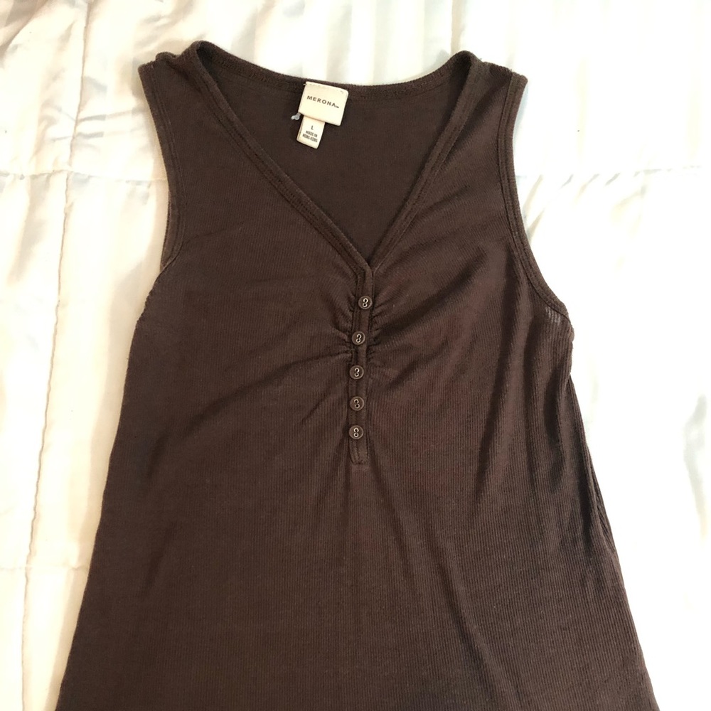 Vintage Brown Merona tank top